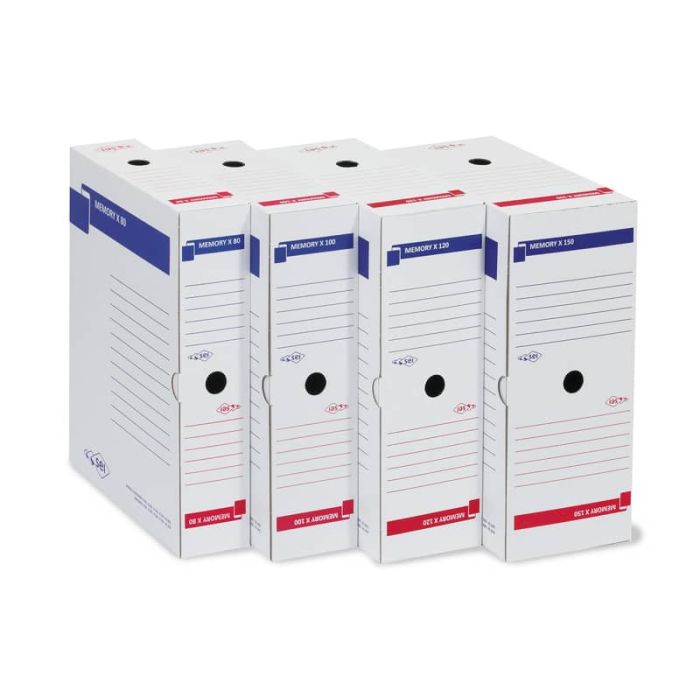 Scatola archivio Sei Rota Memory X 120 25x35 cm dorso 12 cm bianco -6 673212 main product photo