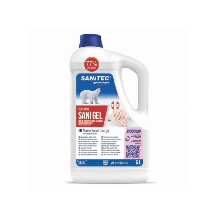 Gel igienizzante mani Sanitec Sani Gel Flacone 4,7 kg - 1032 main product photo