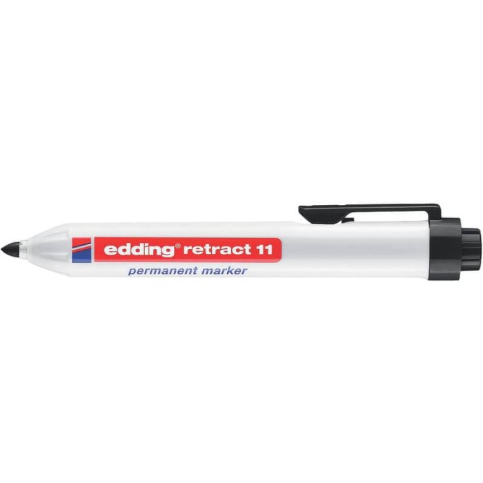 Marcatore permanente edding Retract 11 punta conica 1,5-3 mm nero 4-11001 main product photo