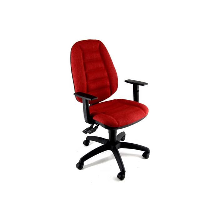 Sedia operativa girevole Unisit Cerere CRSYM Eco Smart - rivestimento ignifugo rosso - CRSYM/IR main product photo