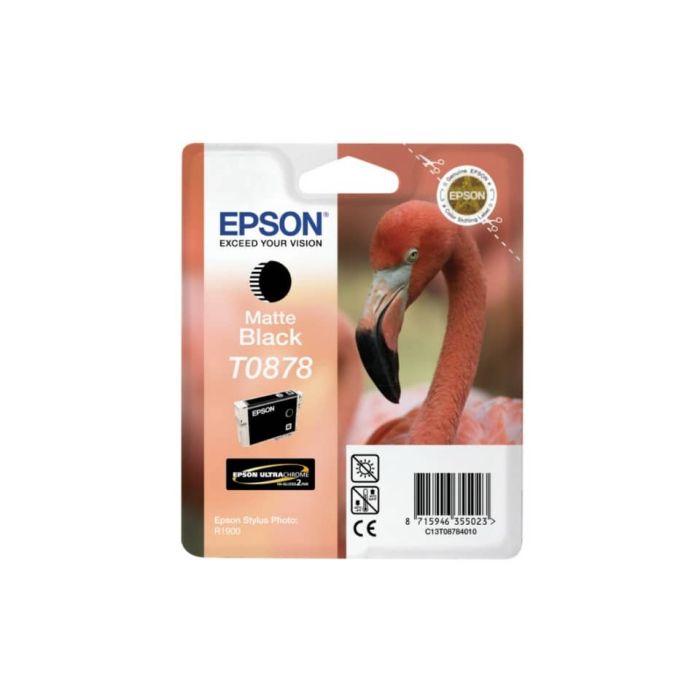 Cartuccia inkjet ink pigmentato blister RS T0878 Epson nero opaco C13T08784010 main product photo