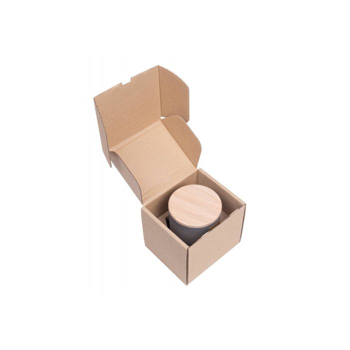 Candela di soia in vaso di vetro con coperchio in legno Donau Home 200 g Lavender Field - 45361311-10 main product photo