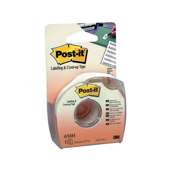 Nastro adesivo per correzione Post-it Cover Up in carta removibile 8 righe - 658H main product photo