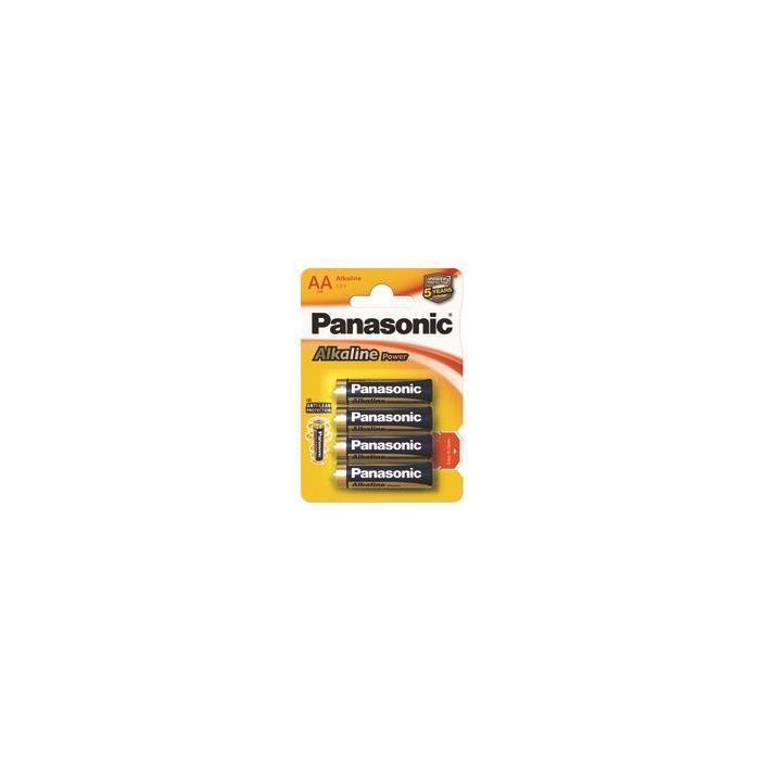 BLISTER 4 PILE STILO ALKALINE AA 1,5V PANASONIC main product photo