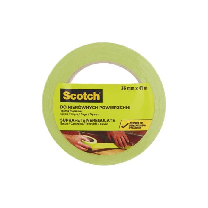 Nastro di mascheratura per superfici ruvide Scotch® 2060 36 mm x 41 m verde 2060IGT36 main product photo