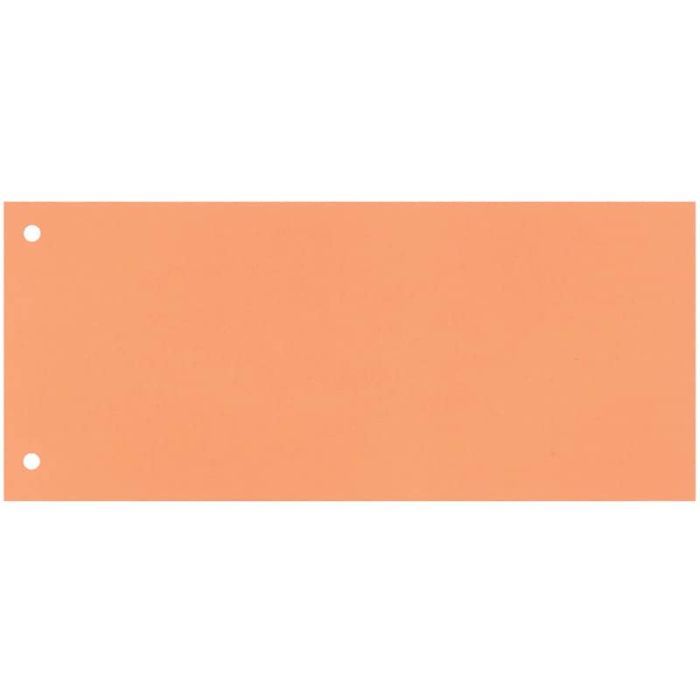 Separatore per archivio con due fori Q-Connect 24x10,5 cm 190 g/m² arancio conf. da 100 - KF00519 main product photo