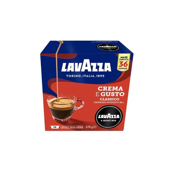 Caffè in cialde Lavazza Astuccio 36 capsule A Modo Mio Crema&Gusto 8889 main product photo