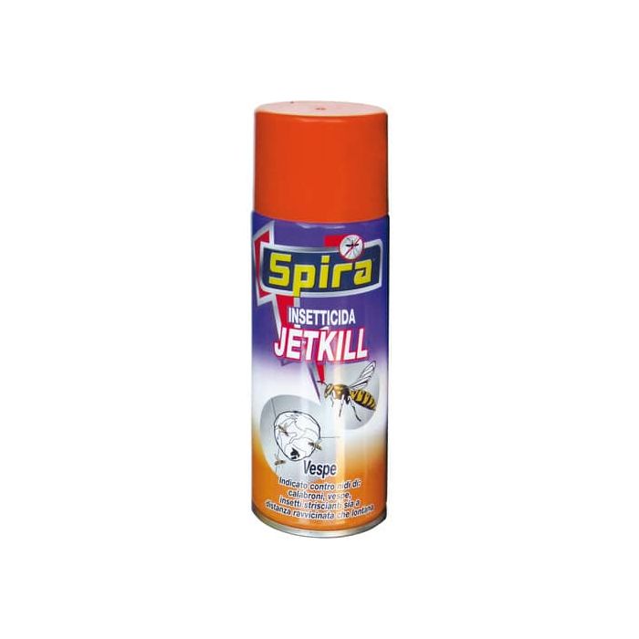Insetticida schiumogeno spay a lunga gittata per vespe e calabroni Jetkill Spira 400 ml - 54474 main product photo