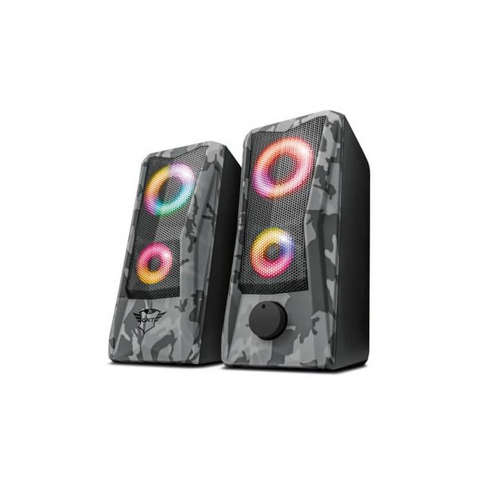 Set di altoparlanti gaming Trust GXT 606 Javv - illuminati Led RGB grigio mimetico - 23379 main product photo