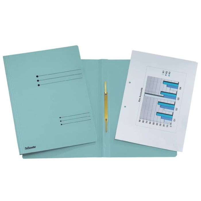 Cartelline ad aghi Esselte Rapid File 29,5x32 cm azzurro 621057 main product photo