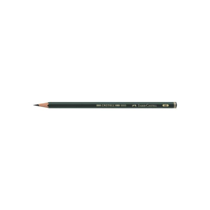 Matita di grafite Faber-Castell CASTELL 9000 6B - 119006 main product photo
