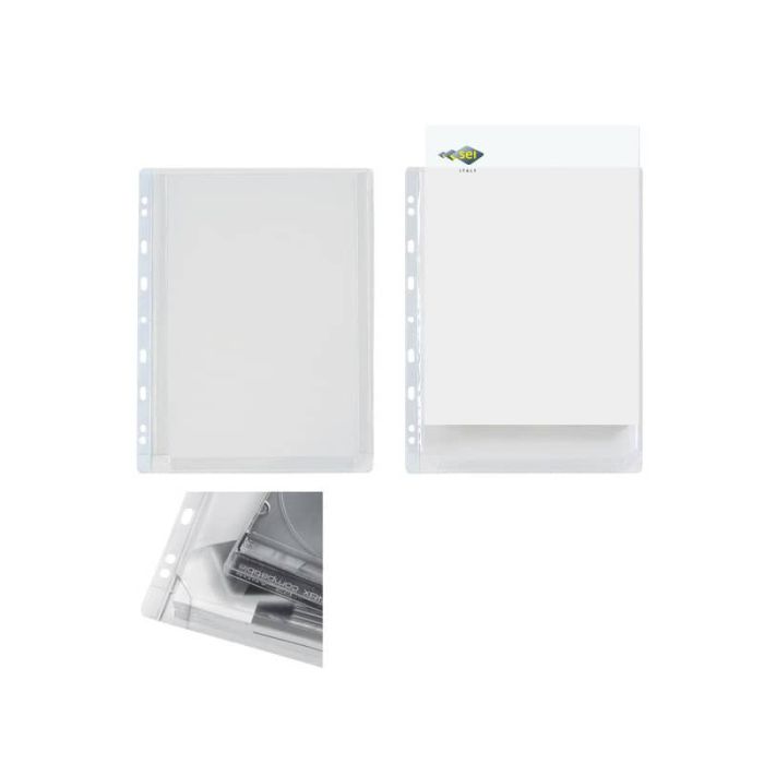 Buste con soffietto in PVC Sei Rota Ercole GS con soffietto - altissima capacità trasparente 10 pz. - 502240 main product photo