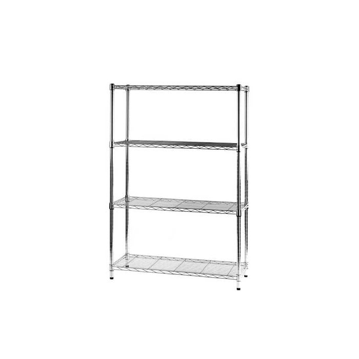 Scaffale a 4 ripiani Serena Group Archimede in acciaio grigio ZN1436-4 main product photo