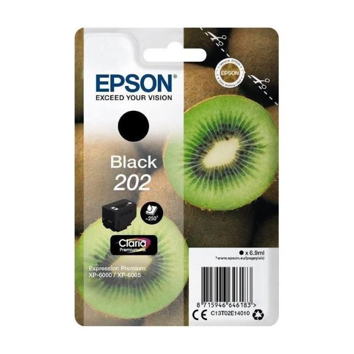 EPSON SINGLEPACK BLACK 202 CLARIA PREMIUM main product photo