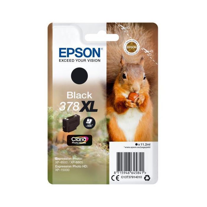 EPSON CART.NERO SCOIATTOLO 378XL main product photo