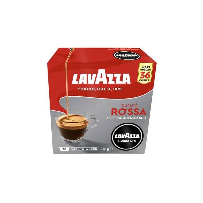 Caffè in cialde Lavazza Astuccio 36 capsule A Modo Mio Qualità Rossa 8888 main product photo