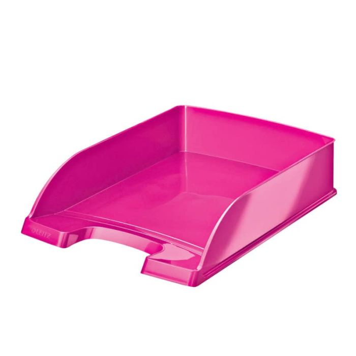 Vaschetta portacorrispondenza Leitz WOW in polistirolo A4 rosa metallizzato 52263023 main product photo