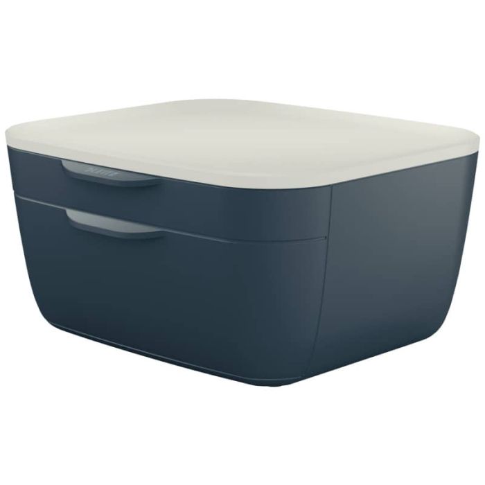 Cassettiera Cosy - 2 cassetti - 25x14,3x27,5 cm Leitz grigio velluto 53570089 main product photo
