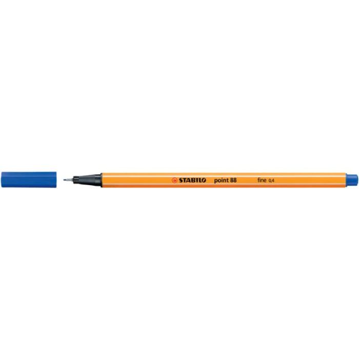 Fineliner Stabilo Point 88 0,4 mm blu scuro - 88/41 main product photo
