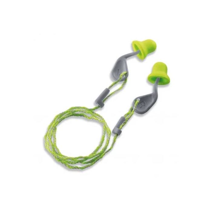 Tappi auricolari monouso xact-fit con cavità per pollice. Conf 50 paia Uvex lime - 2124001 main product photo