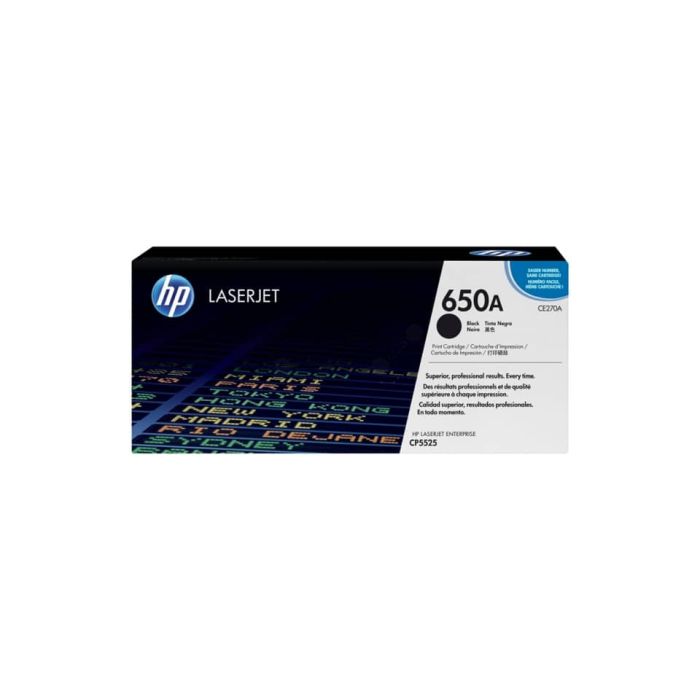 Toner 650A HP nero standard CE270A main product photo