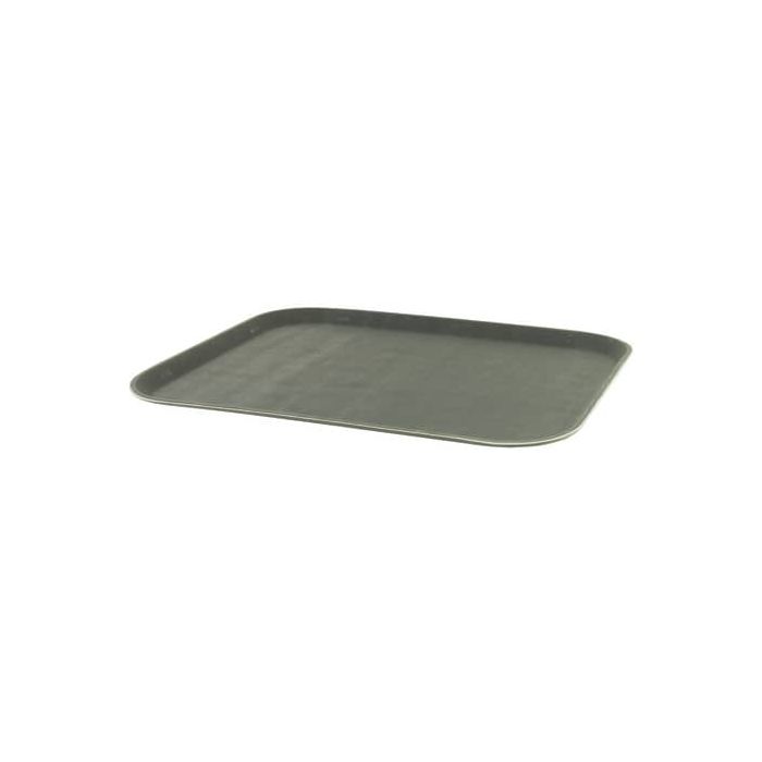 Vassoio rettangolare multiuso 35,5x45,5 cm superficie antiscivolo nero - 337946 main product photo