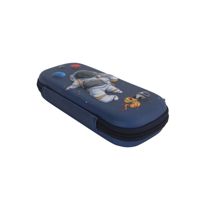 Astuccio ovalino a 1 zip Donau con fantasia astronauta in 3D - conf. 3 pz - 322290 main product photo