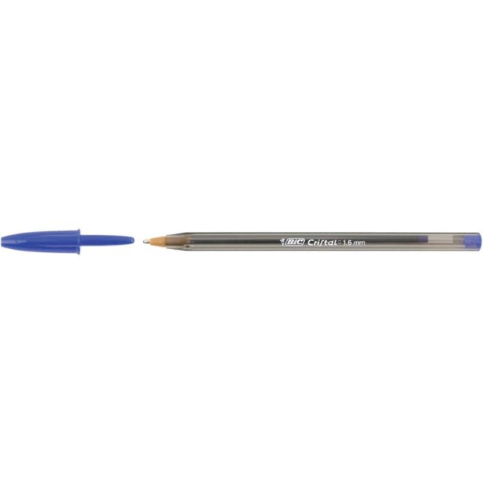 Penna a sfera BIC Cristal Large 1,6 mm blu Conf. 50 pezzi - 880656 main product photo