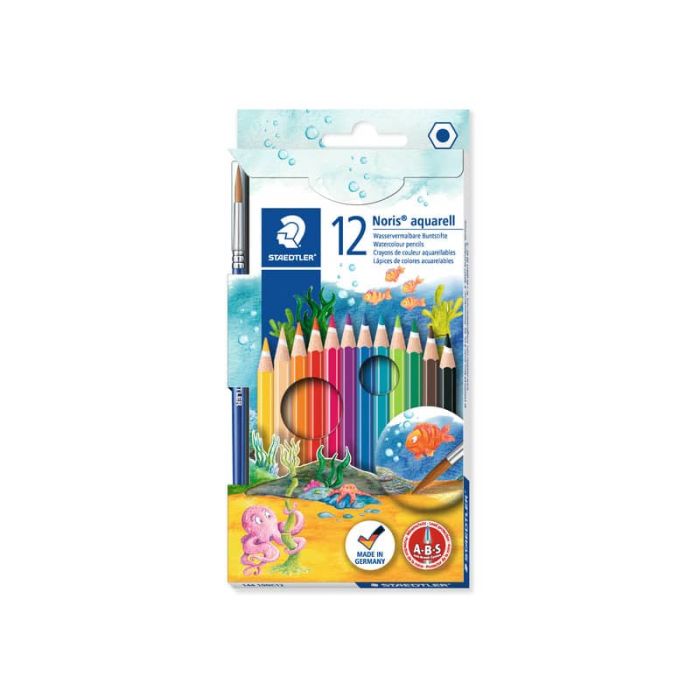 Matite colorate Staedtler Noris Club Aquarell 144 10 assortiti confezione da 12 pezzi - 144 10NC12 main product photo