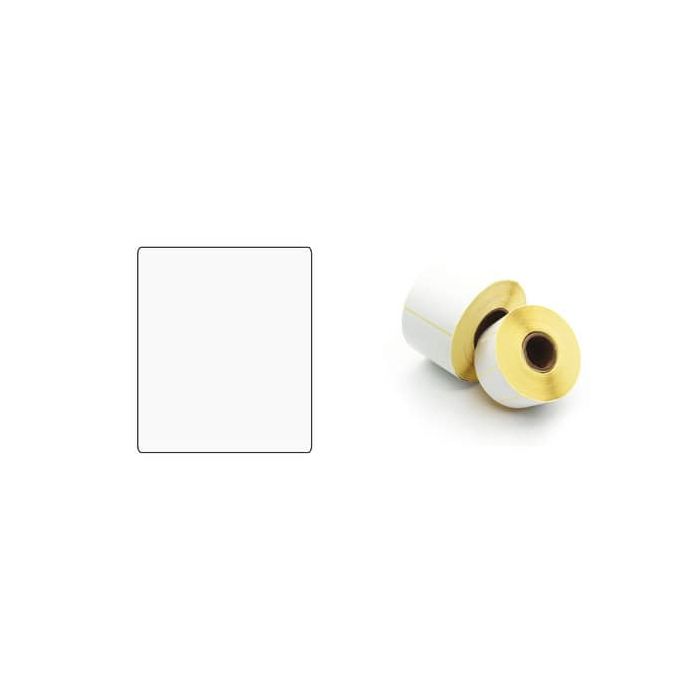 Etichette ad. in rotoli per stampanti trasf. termico diretto Printex 100x100 mm bianco perman. 500 pezzi - ETE100100 main product photo