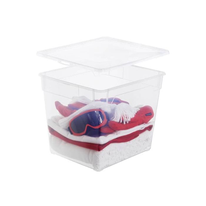 Contenitore Rotho Clear Box in PPL impilabile trasparente - 31 l. F707807 main product photo
