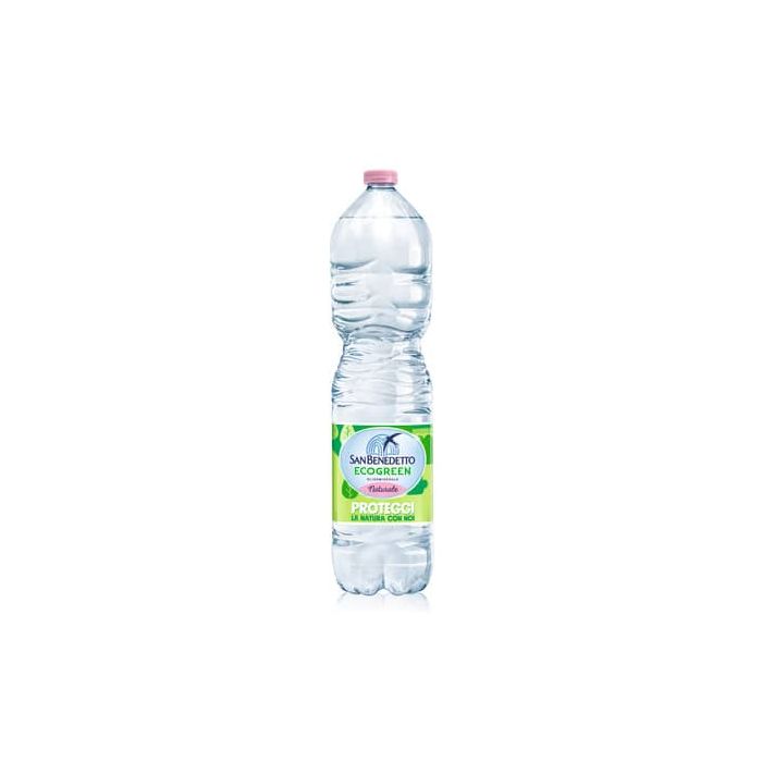 Acqua minerale 1,5 L Ecogreen San Benedetto naturale in conf. da 6 bottiglie - 1755 main product photo