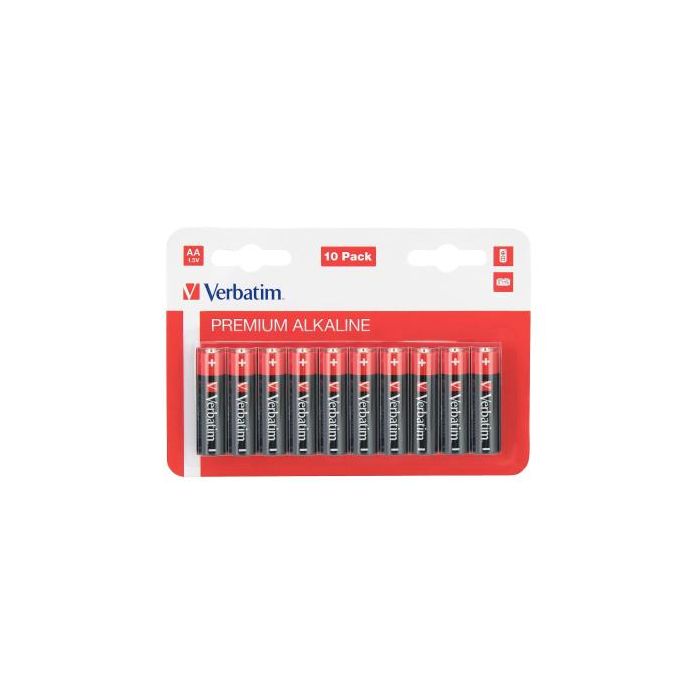 Verbatim - Blister 10 Pile alkaline Stilo AA - 49875 main product photo