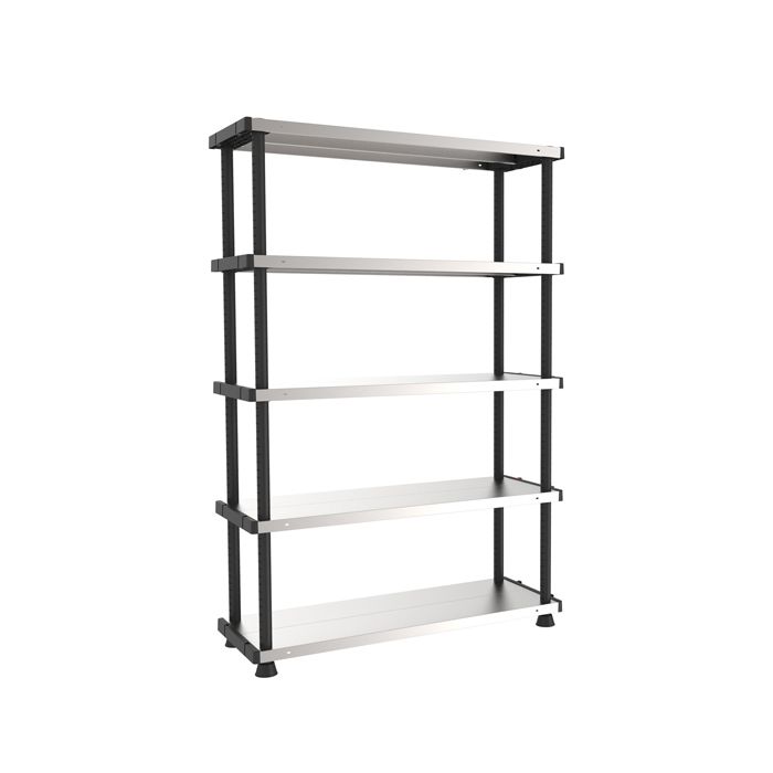 Scaffale a 5 ripiani TERRY MP Shelf 120RC grigio/nero 1002764 main product photo