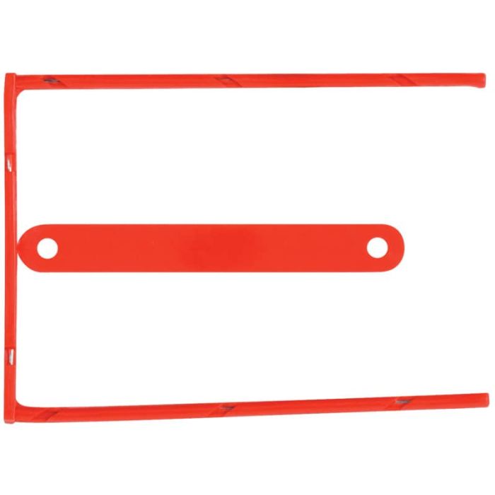 Clip fermafogli Q-Connect rosso passo 8 cm conf. 100 pezzi - KF02281 main product photo