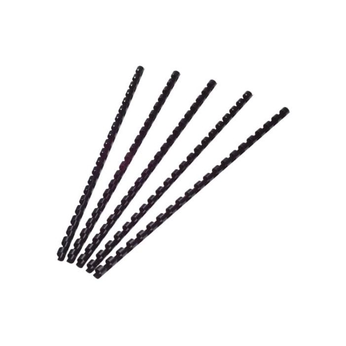 Dorsi a spirale Q-Connect A4 nero 8 mm - fino a 45 fogli Conf. 100 pezzi - KF24018 main product photo