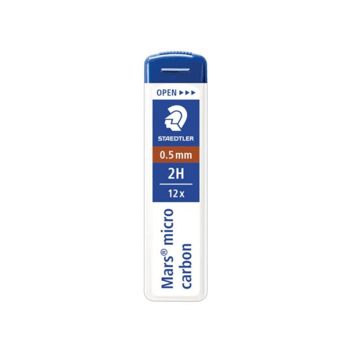 Mine sottili Staedtler Mars micro carbon 250 2H 0,5 mm confezione da 12 pezzi - 250 05-2H main product photo