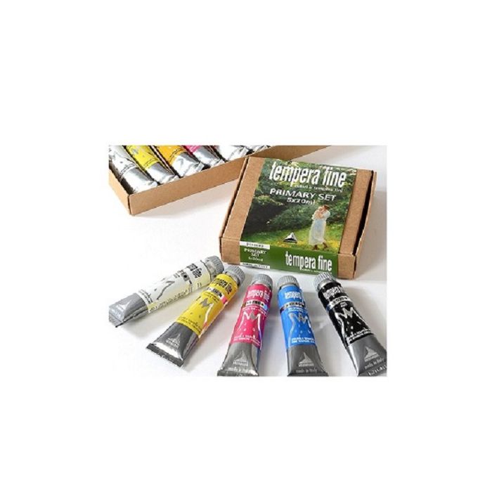 Tempera fine Maimeri in tubetto 20 ml - conf. da 5 colori assortiti M2598049 main product photo