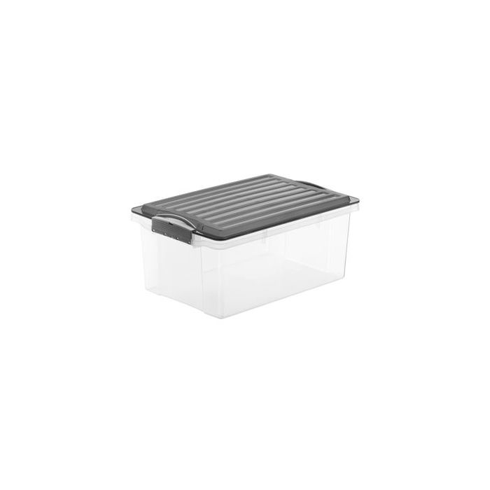 ROTHO CONTENITORE Compact A4 13Lt con COPERCHIO NERO main product photo