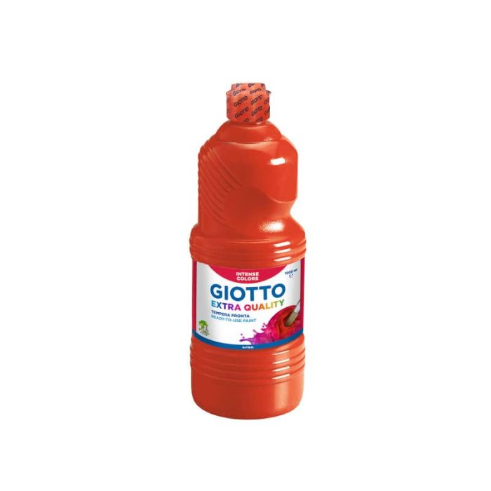 Tempera a base d'acqua GIOTTO Extra Quality flacone 1 lt rosso vermiglione 533407 main product photo