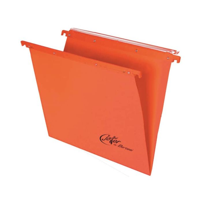 Cartelle sospese orizzontali per cassetti Linea Joker 39 cm fondo V - arancio conf. 25 pezzi 400/395 LINK - A2 main product photo