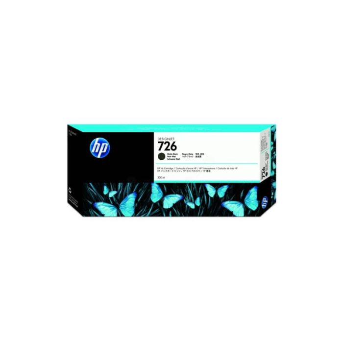 cartucce inkjet 726 HP nero opaco Conf. 2 - CH575A main product photo