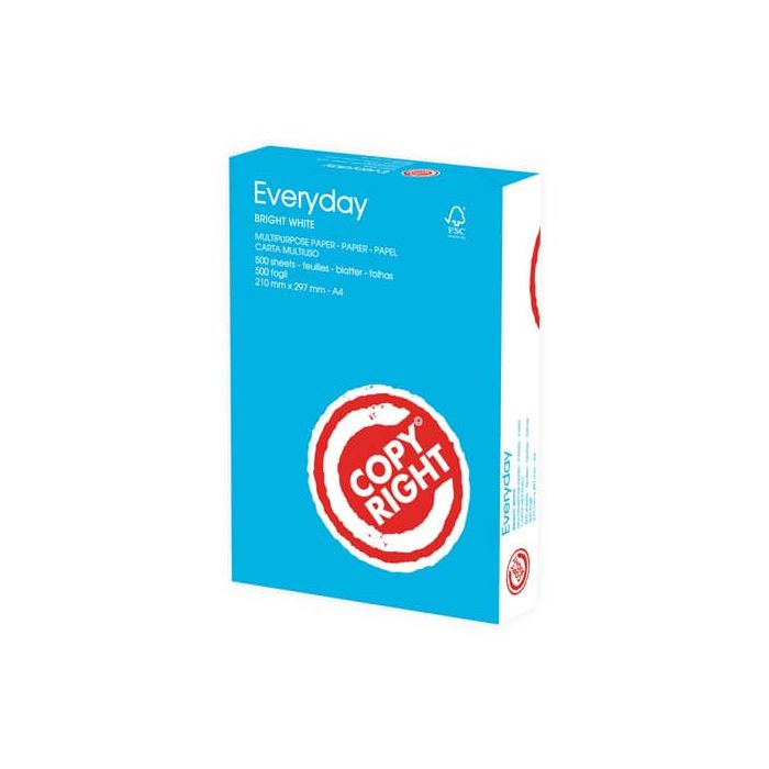 Carta per fotocopie Copy Right Everyday A4 75 g/m - risma da 500 ff Everyday main product photo