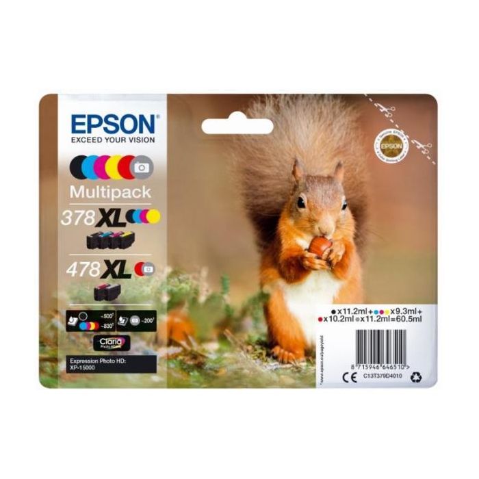 EPSON MULTIPACK 6 378XL/478XL PHOTO HD main product photo