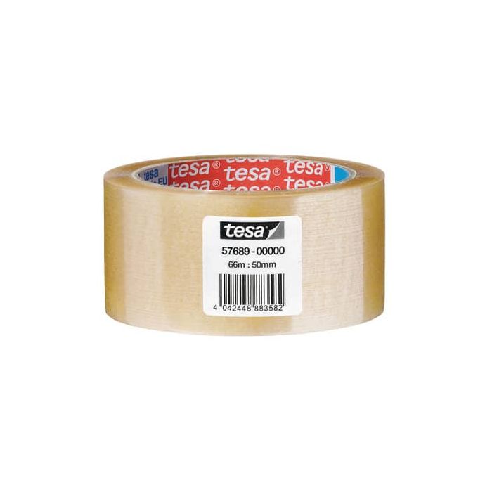 Nastri adesivi per la spedizione tesa acrilico 50 mm x 66 m trasparente 57689-00000-00 main product photo