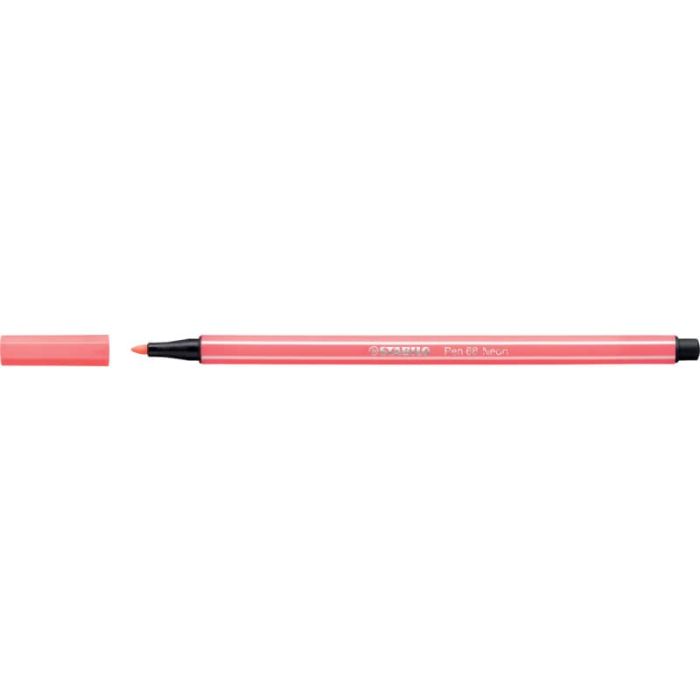 Pennarelli Stabilo Pen 68 1 mm rosso fluo - 68/040 main product photo