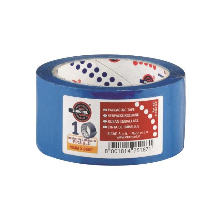 Nastro adesivo 50mm x 66m Blu PP36NN Eurocel main product photo