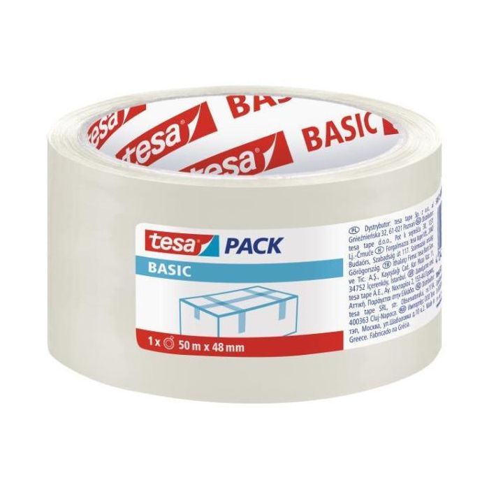 TESA NASTRO IMBALLO BASIC TRASP 50X50 main product photo