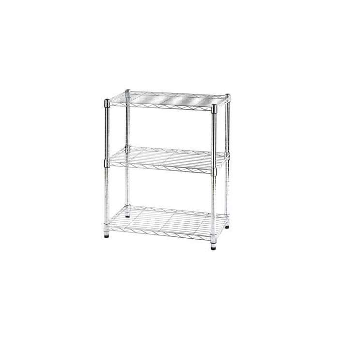 Scaffale a 3 ripiani Serena Group Archimede in acciaio grigio ZN1424-3 main product photo