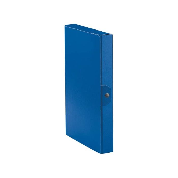 Cartelle portaprogetti Esselte C24 EUROBOX dorso 4 cm presspan biverniciato blu - 390324050 main product photo